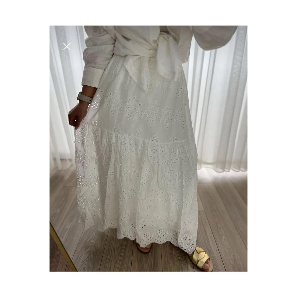 Copy - Scallop Long Summer Skirt