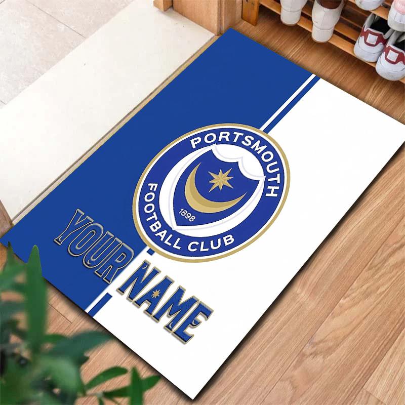 Nautical Crest Shield Custom Name Carpet Rug For Living Room Bedroom Home Sofa Decoration Kids Play Nonslip Floor Mat