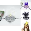 Halloween Princess Feather Mask For Costume Parties And Photography