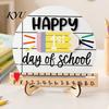 Reusable Chalk Board for Students First Day of School Chalkboard Sign, Wooden Milestone Board, Dustless Liquid Back to Photography Prop Kindergarten