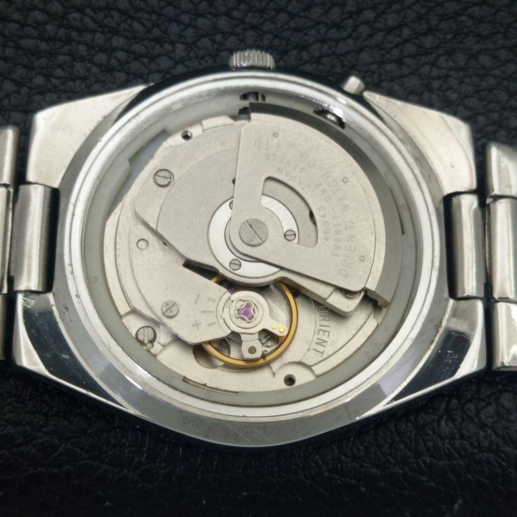 ПОДЛИННЫЕ ВИНТАЖНЫЕ МУЖСКИЕ ЧАСЫ ORIENT AUTOMATIC 46943 ЯПОНИЯ ОРИГИНАЛЬНЫЙ ЦИФЕРБЛАТ a703483-1