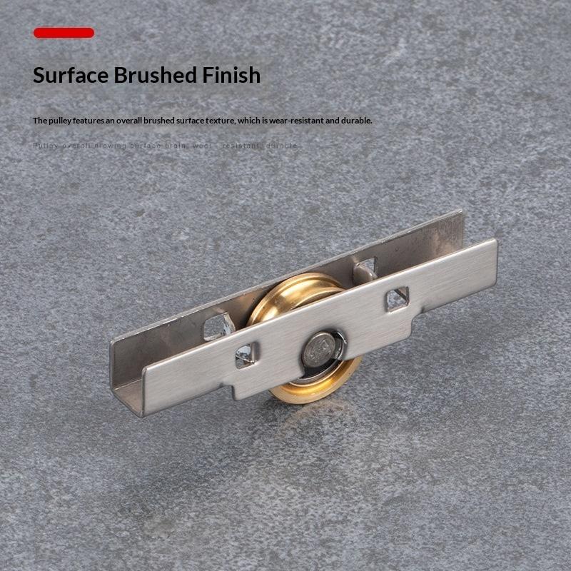 4 шт. Нержавеющая сталь Медный ролик 8 мм Скользящая стеклянная дверь и окно Ролик Окно Декоративные аппаратные аксессуары