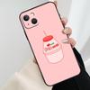 Милый чехол для телефона «Клубничное молоко» для iPhone 17 Pro Max 16 15 14 11 12 13 Pro Max mini 15 16 Plus 16e 17 Air Cover
