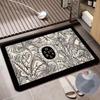 Цветок Туалет Ванная Супер Впитывающий Коврик для Душа Нескользящий Придверный Коврик Диатомовая Грязь Ковер для Дома Декор Спальни