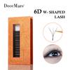 Накладные ресницы DeceMars 6D-W (12 рядов/Поддон)
