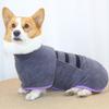 Pet Bathrobe Soft Super Absorbent Microfiber Towel Pet Bathrobe Jacket For Home Grooming Winter Puppy Swimming Bathing Rainy