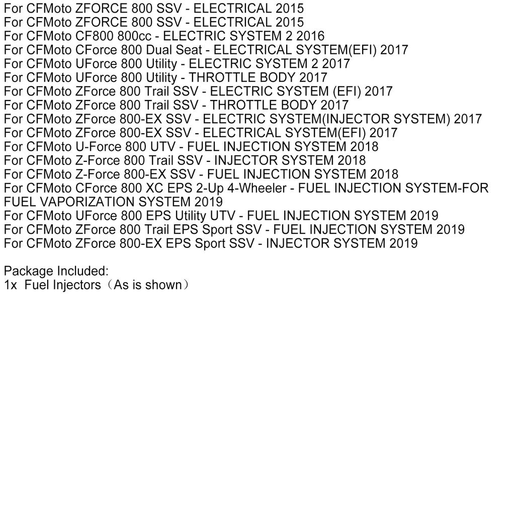 0800-171100 Топливный инжектор для CFMOTO X8 800 CForce UForce Zforce 800-EX 12-19
