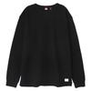 ECO HYBRID WAFFLE Hybrid Waffle Long Sleeve Tee [NANGA] L/S TEE/Eco NW2311-1G218 (XL, BLK)