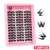Soft & Natural Segmented False Eyelashes - C Curl, Subtle European/American Style. Choose Your Look for a Big Eye Effect.