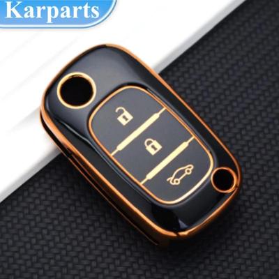 Чехол для ключей из ТПУ с 3 кнопками для LADA Vesta Granta XRay Kalina Priora Sedan Sport для Renault Fluence Clio Megane для Mercedes
