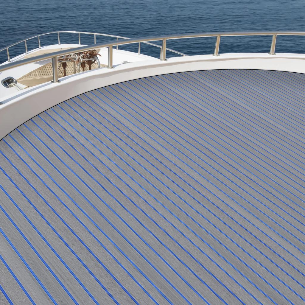 Non-Slip Self-Adhesive Flooring Material Boat Flooring EVA Foam Decking Sheet Faux Teak Marine Mat Marine Carpet Cooler Tops