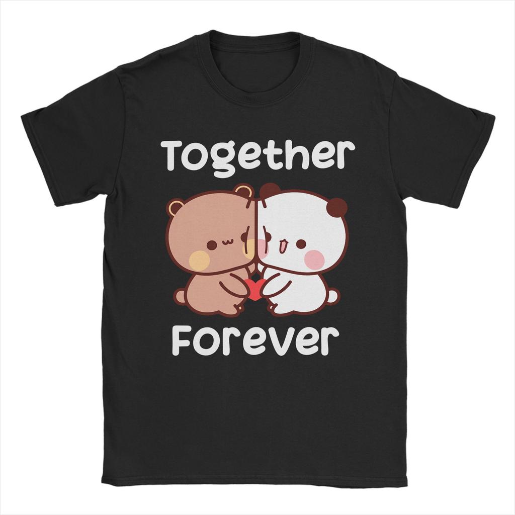 Bubu And Dudu Together Forever T Shirts Unisexs Pure Cotton Fashion TShirt Crew Neck Tee Shirt Short Sleeve Clothes Gift