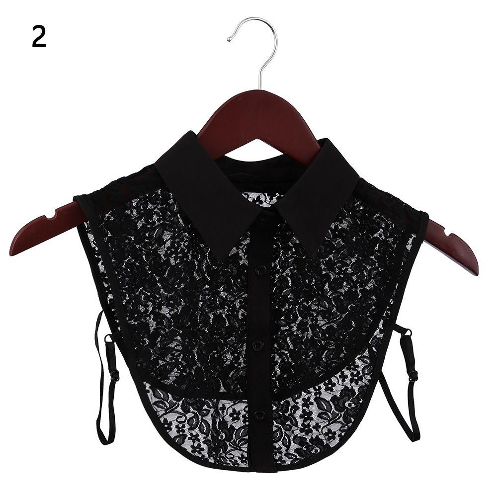 Lapel Leopard Grain Classic Cowboy Clothes Accessories Blouse False Collar Shirt Fake Collar Cotton