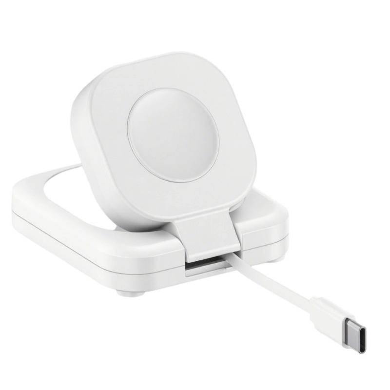 Adjustable Angle Wireless Charging For Watch 9/8/7/6/5/4 40mm 41mm 42mm Retractable Cable Charging Statino