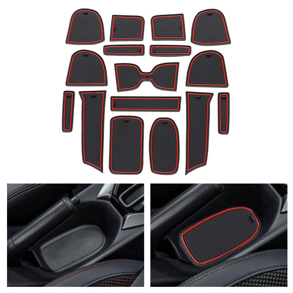 Для Honda WRV 2024 2024 автомобильный резиновый противоскользящий коврик Coaster коврик для дверного проема набор ковриков для автомобильного проема ворот пылезащитные аксессуары для салона автомобиля