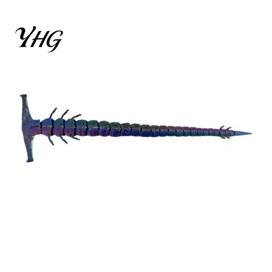 Posable Desktop Ornament 3D Printed Sea Monster Toy, Multi-Joint Articulated Figure, Flexible Mythical Deep Creature PLA Material Decor Fidget
