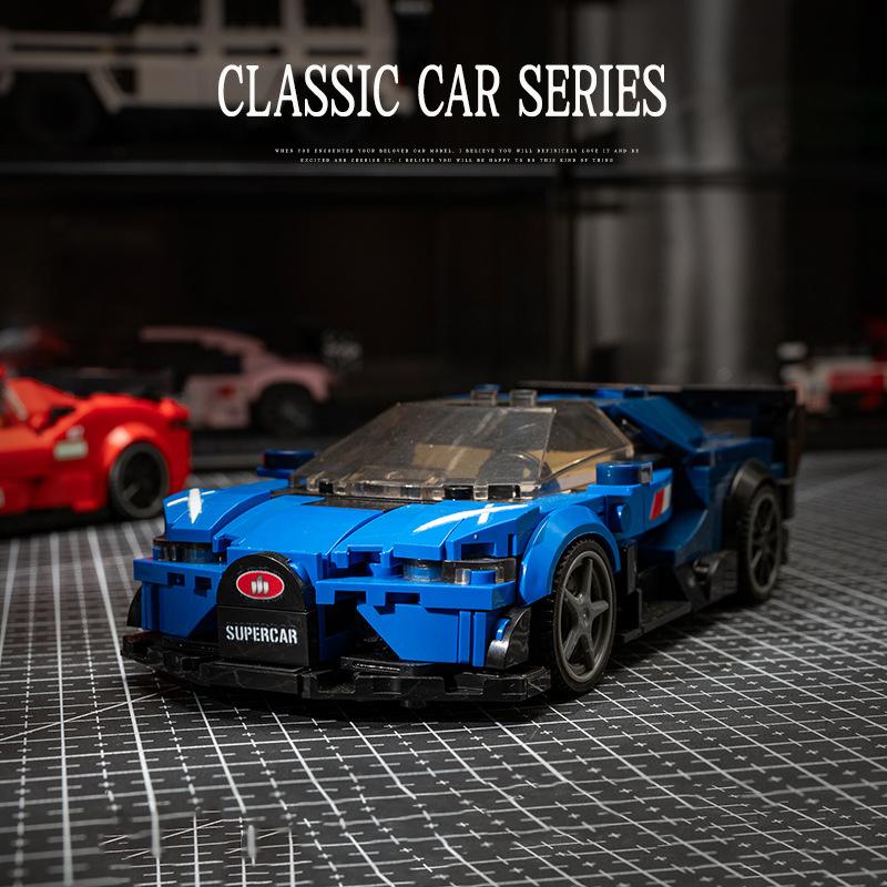 Технический MOC Автомобиль Supra City Speed Спортивный автомобиль Строительные блоки Carro Rennau Voiture Транспортное средство Гонки Игрушки Для Детей