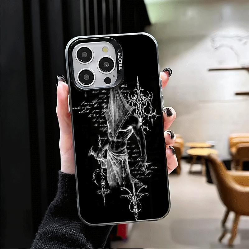 Мягкий чехол для телефона в стиле Silent Hill для iPhone 15 16 17 Pro Max 17Air 16E 14 Plus 13 12 Mini, противоударная задняя крышка
