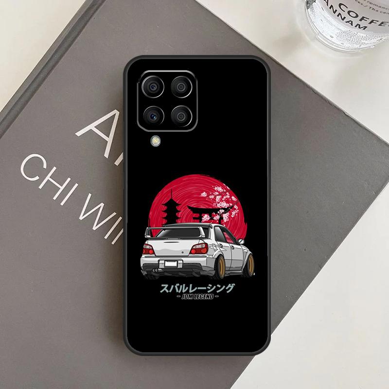 Sports Car JDM Drift Case For Samsung Galaxy M16 M36 M56 M33 M53 M13 M12 M32 M52 M20 M15 M55 M31 M14 M35 M34 M54