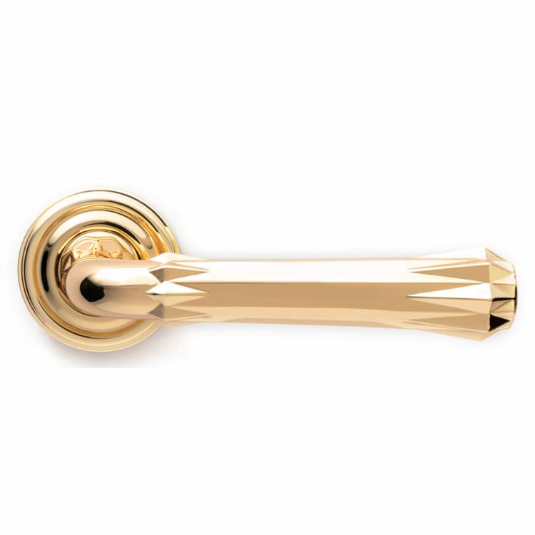 Antique Brass Interior Door Handles, Mortise Lock Set Door Handle Fancy With Keys Both Side