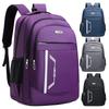 Unisex Oxford Material School Backpack With Letters Designand Comfort Straps