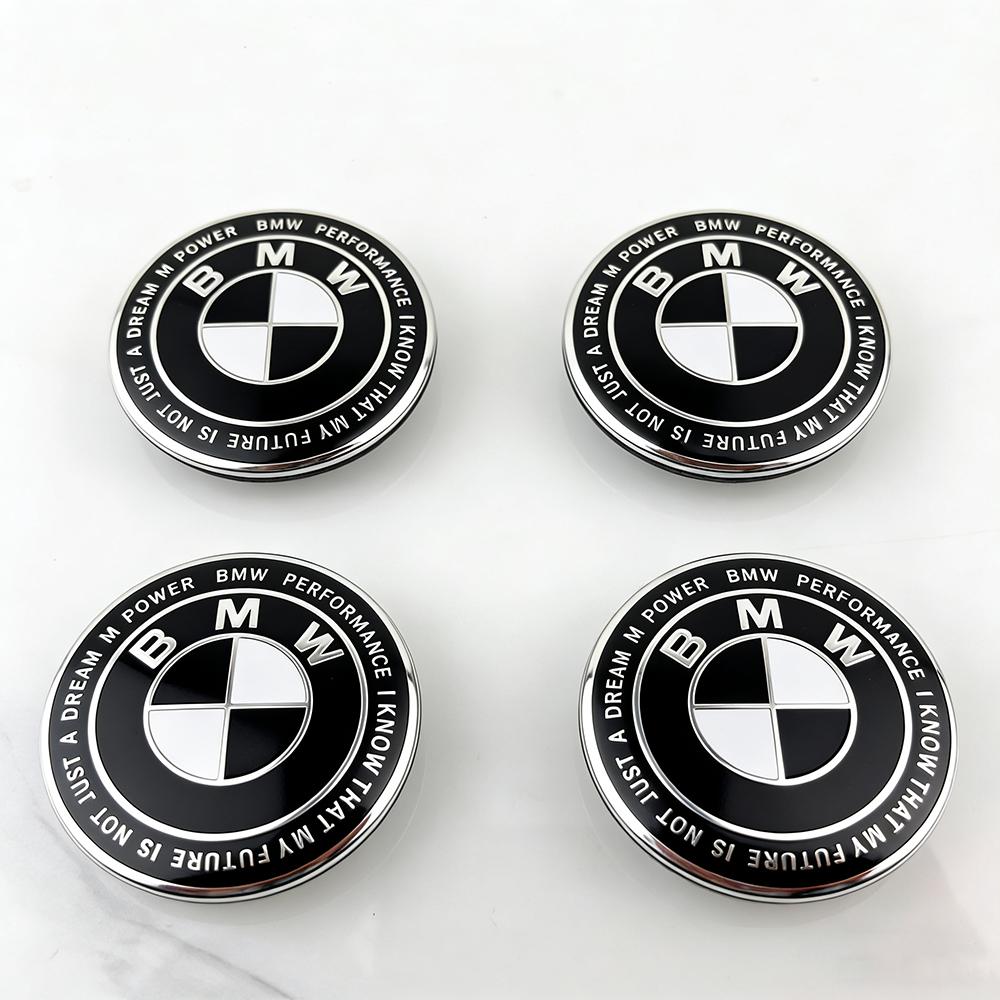 For BMW M 4pcs 56mm 68mm Car Logo Wheel Center Hub Caps For BMW X1 X3 X5 X6 Z4 E60 E38 E53 E70 E85 F30 F20 F48 F90 G30 G38 F52 Accessories JG8