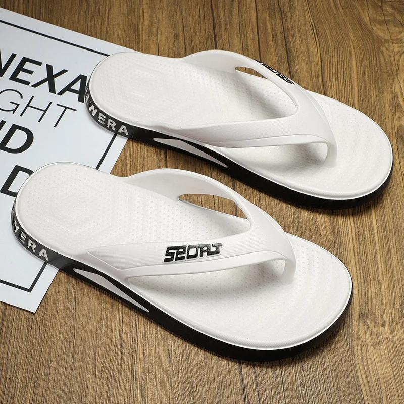 Летние мужские шлепанцы Спортивные уличные модные и трендовые удобные пляжные сандалии Мужская повседневная обувь Домашние шлепанцы Домашняя обувь