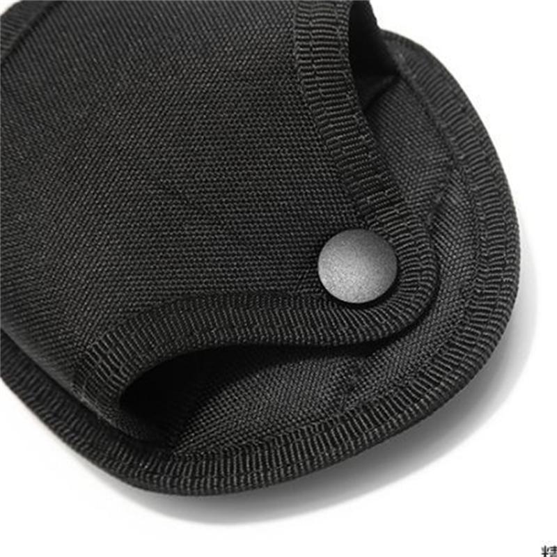 Универсальные наручники с чехлом с маленькими карманами, полицейский чехол для наручников, поясной ремень, держатель открытого типа, шлевка для ремня, аксессуары