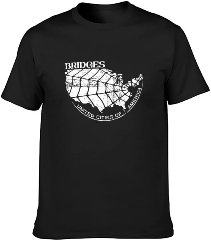 Bridges Death Stranding T-Shirt Black Graphic Unisex Tee Shirt