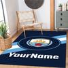 Manchester City 50 Personalized Name Floor Mat Design for Bedrooms Playrooms Kitchen Study room Anti-slip Rug Decorate Offices