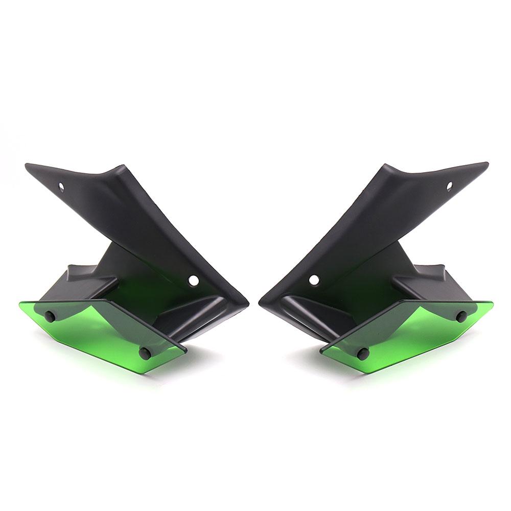 Для Kawasaki Z900 Z 900 2017 2018 детали мотоцикла боковая прижимная сила голые спойлеры фиксированное крыло крылышко обтекатель крыло