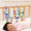 Newborn Baby Rattles Bell Toy Baby Sensory Hanging Rattles Soft Learning Toy Plush Animals Wind Chime Stroller Infant Car Crib