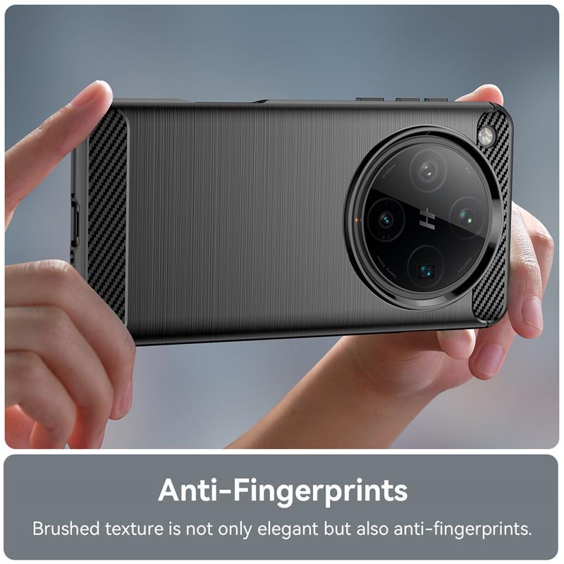 Чехол для OPPO Find X8 Pro Чехол для OPPO Find X8 Pro Чехол 6,78 дюйма из углеродного волокна Противоударный силиконовый бампер для OPPO Find X8 Pro