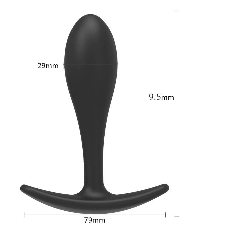 Грибковая анальная пробка Секс-инструмент для мужчин Силиконовая анальная пробка Мужской мастурбатор Массажер простаты Продукт для взрослых Секс-игрушки для геев