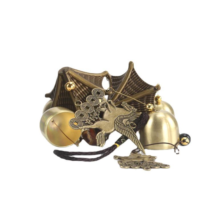 Старинные китайские литые ветряные колокольчики: Подвеска-колокольчик из меди для домашнего декора и подарков