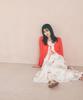 BODY Botanical Floral Camisole Dress x Coral Pink [PROPOTION DRESSING] [Pink / S]