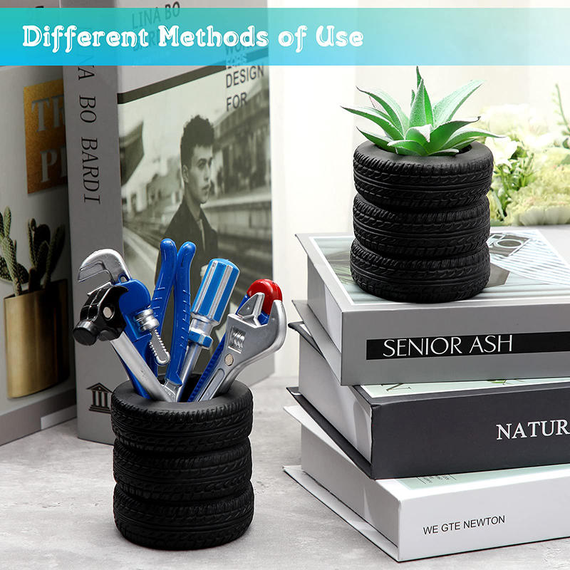 1 шт/2 шт. в форме шины суккулентный кактус держатель карандашей креативный настольный органайзер для ручек подставка держатель для домашнего офиса аксессуары