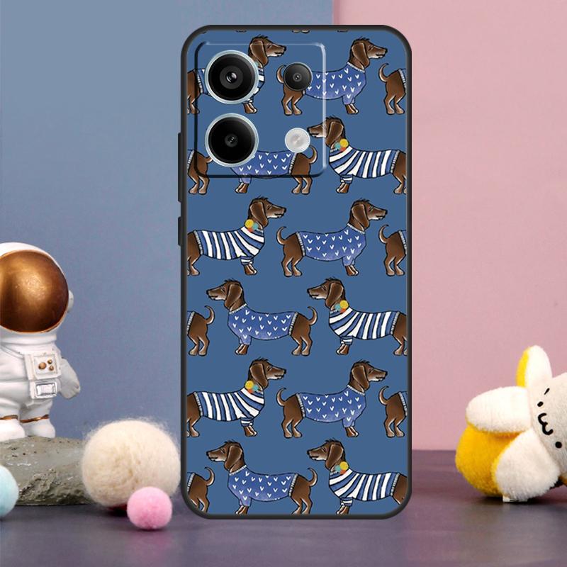 Dachshund Dackel Dog Case For Xiaomi Redmi Note 15 Pro Plus 10 11 12 13 14 Pro Redmi 15 15C 14C 10C 12C 13C Cover