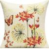 Plant and Flower Print Pillow Case Car Home Sofa Living Room Linen Pillow Cushion Nordic Style