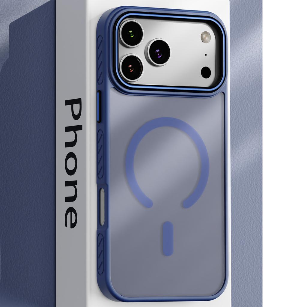 Матовый магнитный чехол для Magsafe Mag Safe iPhone Air 17 Pro Max 16 Plus15 14 13 12 11 Pro Матовый полупрозрачный Шелковистый на ощупь Противоскользящая задняя крышка телефона