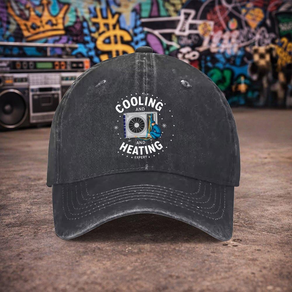 pc Unisex Cold And Warm Expert Printed Vintage Washed Baseball Cap UnisexS Trendy Hat Versatile Duckbill Cap Fun Print Un