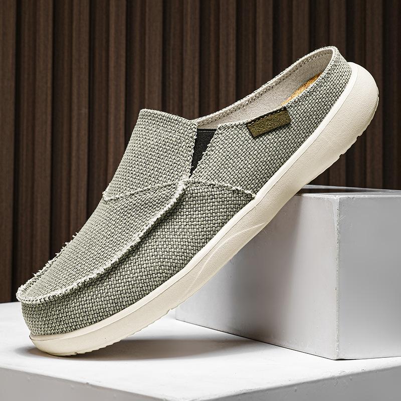 Большой размер ленивые туфли полутапочки легкие летние повседневные сумка износостойкие туфли для вождения