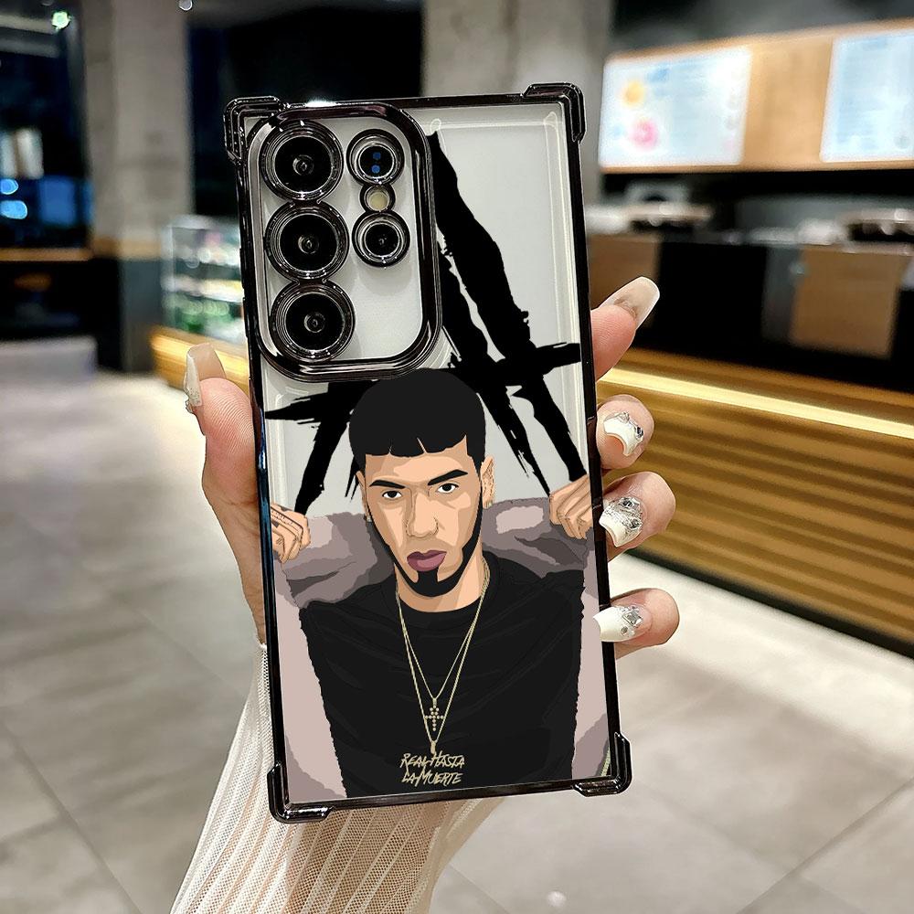 Anuel AA Real Hasta La Muerte Funda For Samsung S26 Ultra Phone Case For Galaxy S25 FE S26 S24 S23 S22 S21 Ultra S20 Plus Cover
