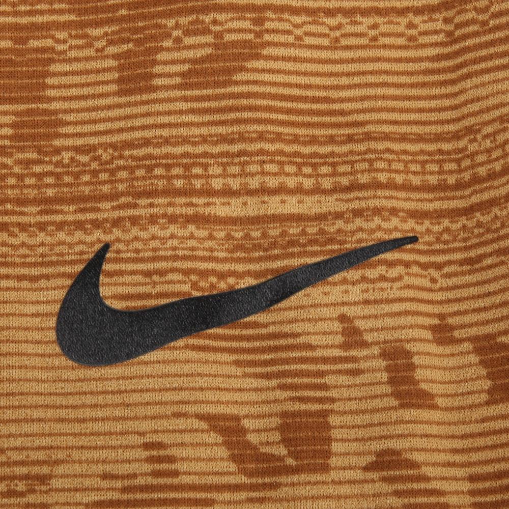 Nike Прямые повседневные брюки с камуфляжным принтом Dri-Fit, мужские брюки, желтые 890656-722