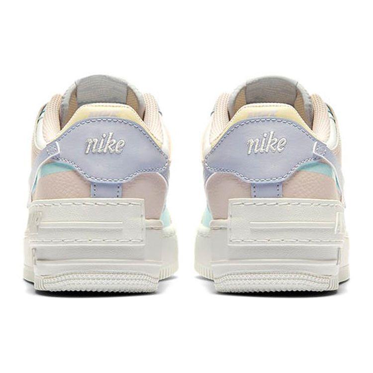 Nike Женские кроссовки Air Force 1 Shadow Pastel White Summit-White Glacier-Blue CI0919-106