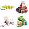 Wooden Pull Toy Frog Family For Toddlers Kids Baby Boys Girls Learning Active Play