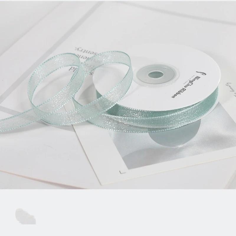 18M/Roll 1cm Single Face Satin Ribbon DIY Handmade Crafts Fabric Christmas Wedding Decoration Silk Ribbons