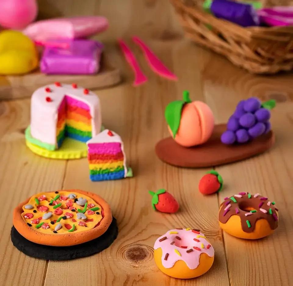 Senso Plasticine Set Play Dough Foam Clay Gift For Children 12 pcs
