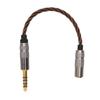 4.4mm Balanced Male To 3.5mm Stereo Female Headphone Cable Gold Plated Portable Headphone Adapter Cable for Music Lovers