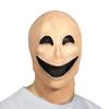 Halloween Horror Smile Mask Scary Hilarious Prank Spooky Masque Latex Head Mask Smiling Alien Male Headgear Halloween Cosplay